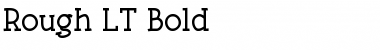 Download Rough LT Bold Font Title Preview