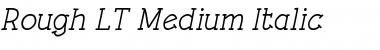 Download Rough LT Medium Italic Font Title Preview