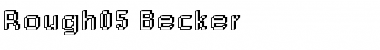 Download Rough05 Becker Font