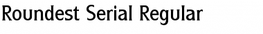 Download Roundest-Serial Regular Font