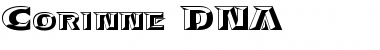 Download Corinne DNA Regular Font Title Preview