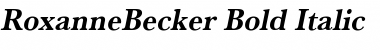 Download RoxanneBecker Font