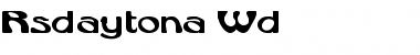 Download Rsdaytona Wd Regular Font Title Preview