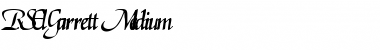 Download RSElGarrett Medium Font Title Preview