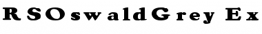 Download RSOswaldGrey Ex Regular Font Title Preview