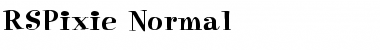 Download RSPixie-Normal Regular Font Title Preview