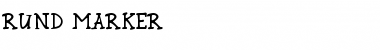 Download Rund Marker Regular Font Title Preview