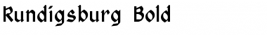 Download Rundigsburg Bold Font Title Preview