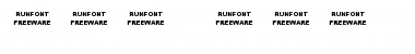 Download RUNFONT Font