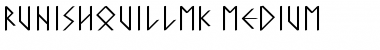 Download RunishQuillMK-Medium Regular Font