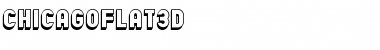 Download Chicago Flat 3D Regular Font Title Preview