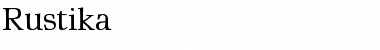Download Rustika Regular Font Title Preview
