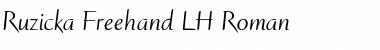 Download Ruzicka Freehand LH Roman Font Title Preview
