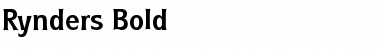 Download Rynders Bold Font Title Preview