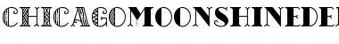 Download CHICAGO moonshine demo Regular Font Title Preview
