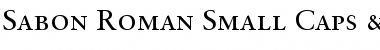 Download Sabon RomanSC Regular Font