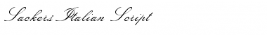 Download Sackers Italian Script Regular Font