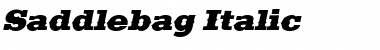 Download Saddlebag Italic Font