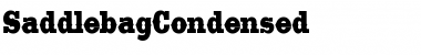 Download SaddlebagCondensed Regular Font