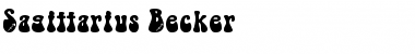 Download Sagittarius Becker Normal Font