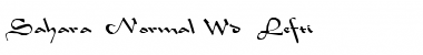 Download Sahara-Normal Wd Lefti Regular Font