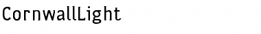 Download Cornwall Medium Font Title Preview