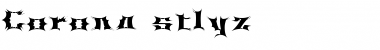 Download Corona s&#57145z Font Title Preview