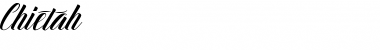 Download Chietah Regular Font Title Preview