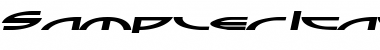 Download Sampler Italic Font Title Preview