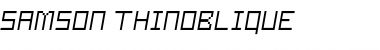 Download Samson ThinOblique Font Title Preview