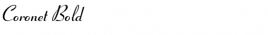 Download Coronet Bold Font Title Preview