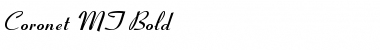 Download Coronet MT Bold Regular Font Title Preview