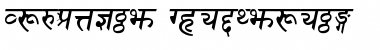 Download Sanskrit BoldItalic Font Title Preview