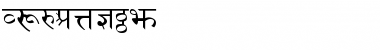 Download Sanskrit Regular Font Title Preview