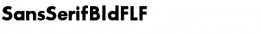 Download SansSerifBldFLF Regular Font Title Preview
