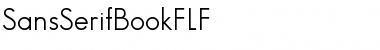 Download SansSerifBookFLF Regular Font Title Preview