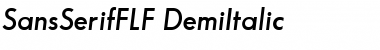 Download SansSerifFLF Regular Font Title Preview