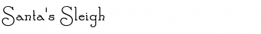 Download Santa's Sleigh Regular Font Title Preview