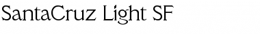 Download SantaCruz Light SF Regular Font Title Preview