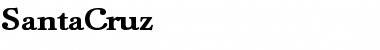 Download _SantaCruz Regular Font Title Preview