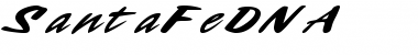 Download SantaFeDNA Regular Font Title Preview