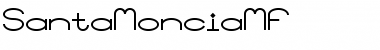 Download SantaMonciaMF Medium Font Title Preview
