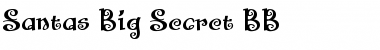Download Santas Big Secret BB Regular Font Title Preview