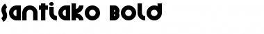 Download Santiako Bold Font Title Preview