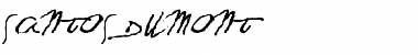 Download SANTOS DUMONT Regular Font Title Preview