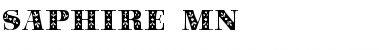 Download Saphire MN Regular Font Title Preview