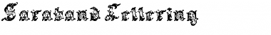 Download Saraband Lettering Regular Font Title Preview