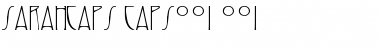 Download SarahCaps Caps Font Title Preview