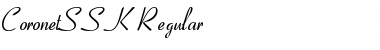 Download CoronetSSK Regular Font Title Preview