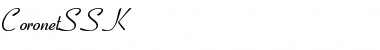 Download CoronetSSK Regular Font Title Preview